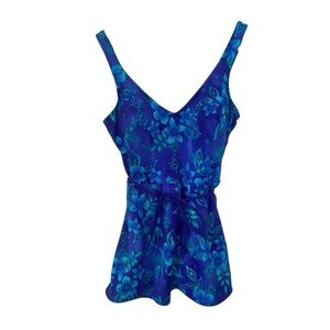 Gabar Womens Vintage Skirted One Piece Swimsuit Playsuit